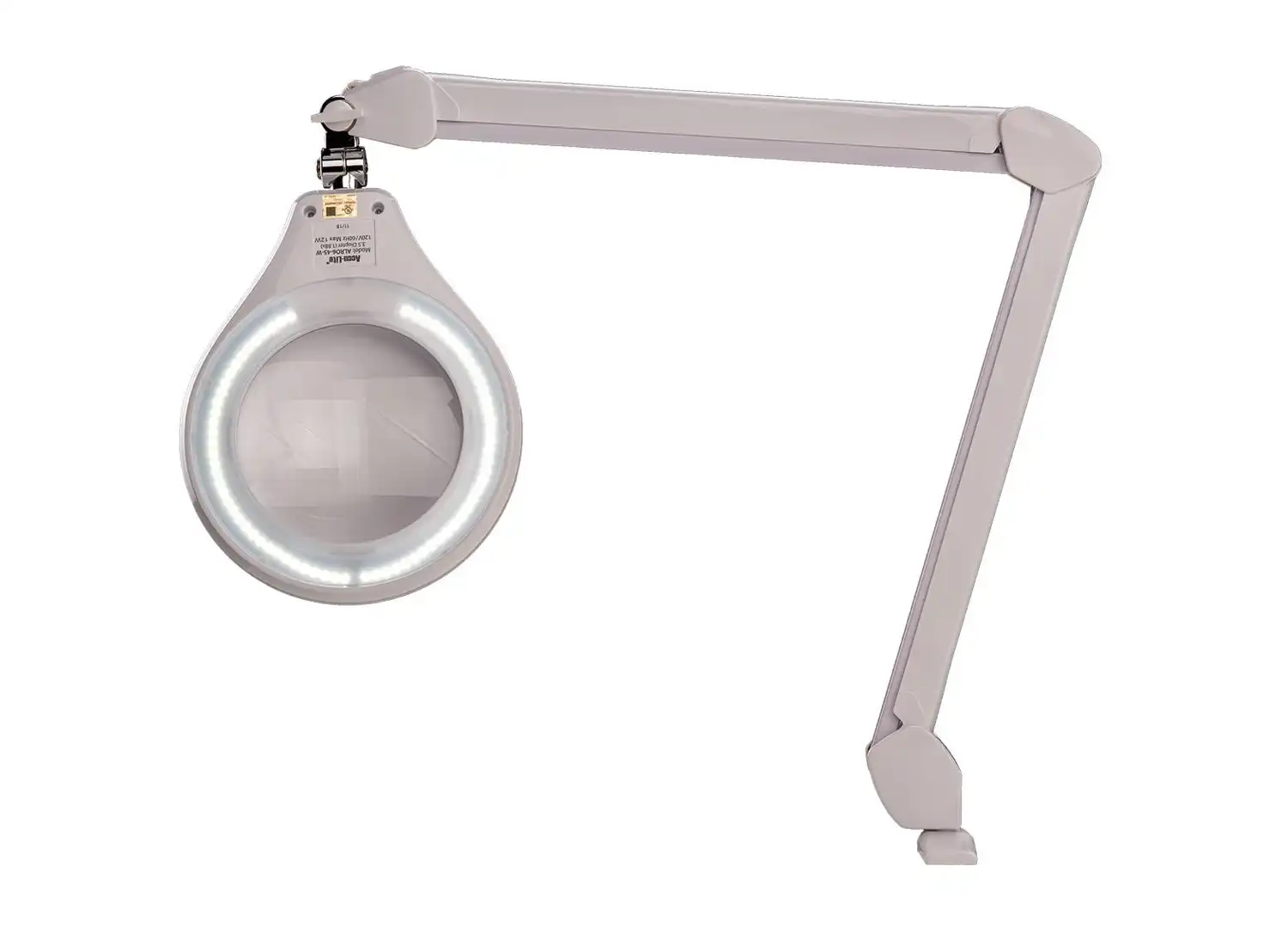 Accu-Lite 6″ Round LED Magnifier; 3.5 Diopter (1.88x); White finish