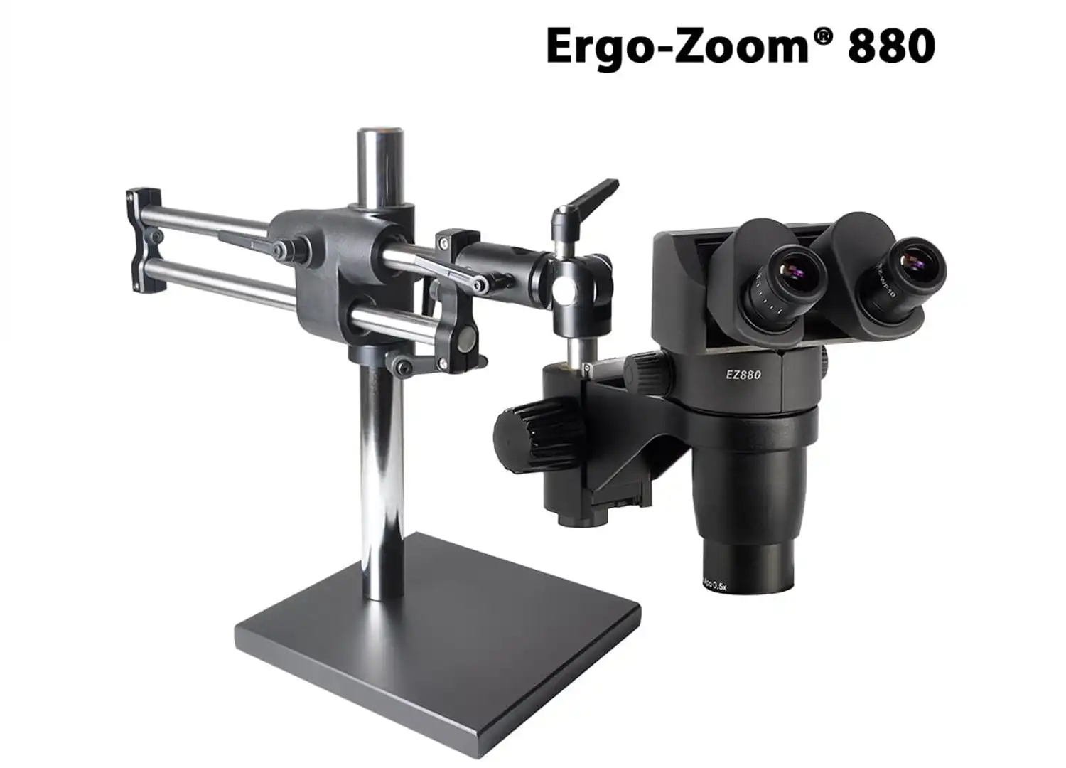Ergo-Zoom 880 – Binocular Microscope on Ball Bearing Base – ESD Safe