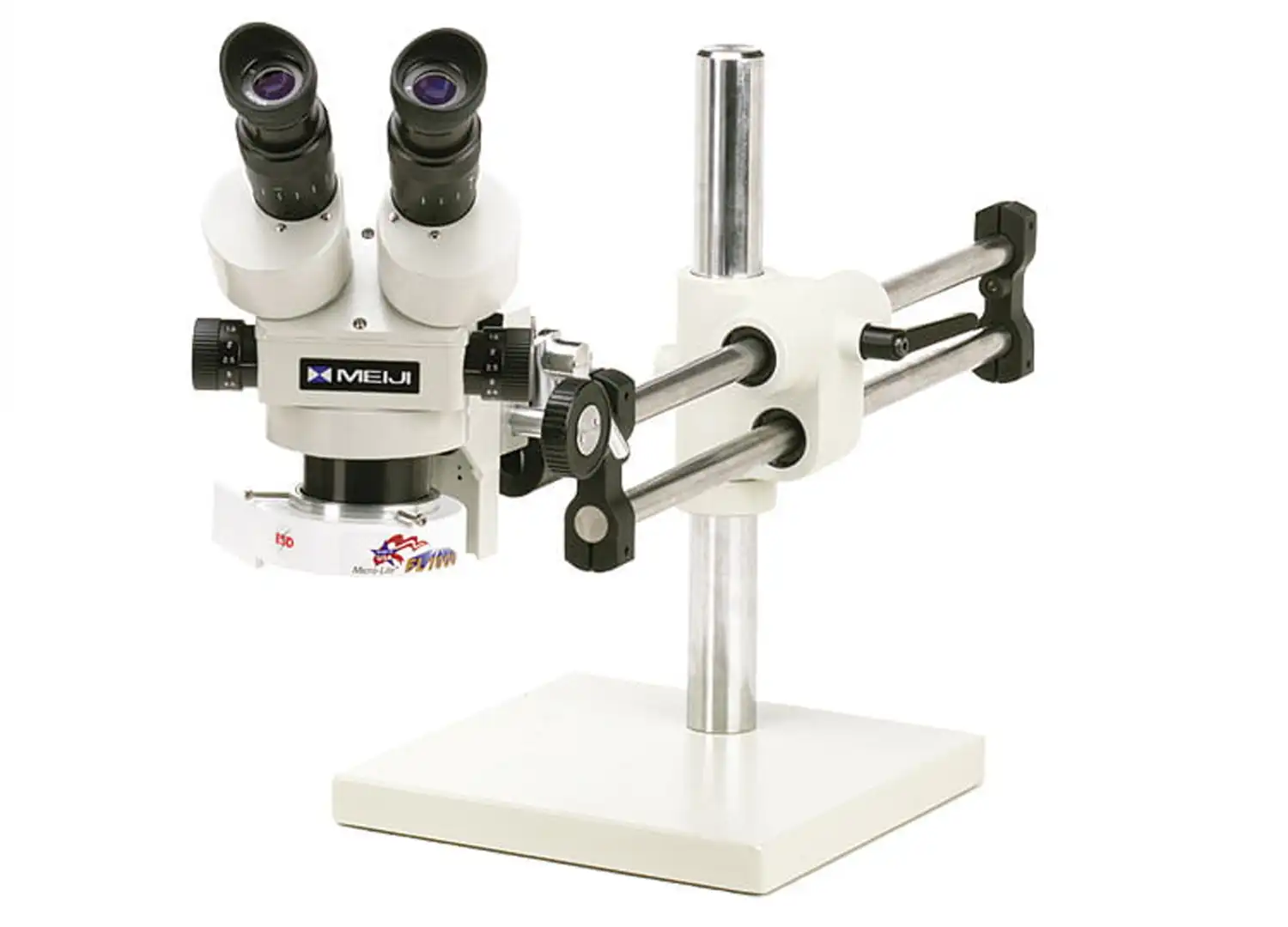Meiji Techno Inspection Package on Ball Bearing Base with Fluorescent Ring Light