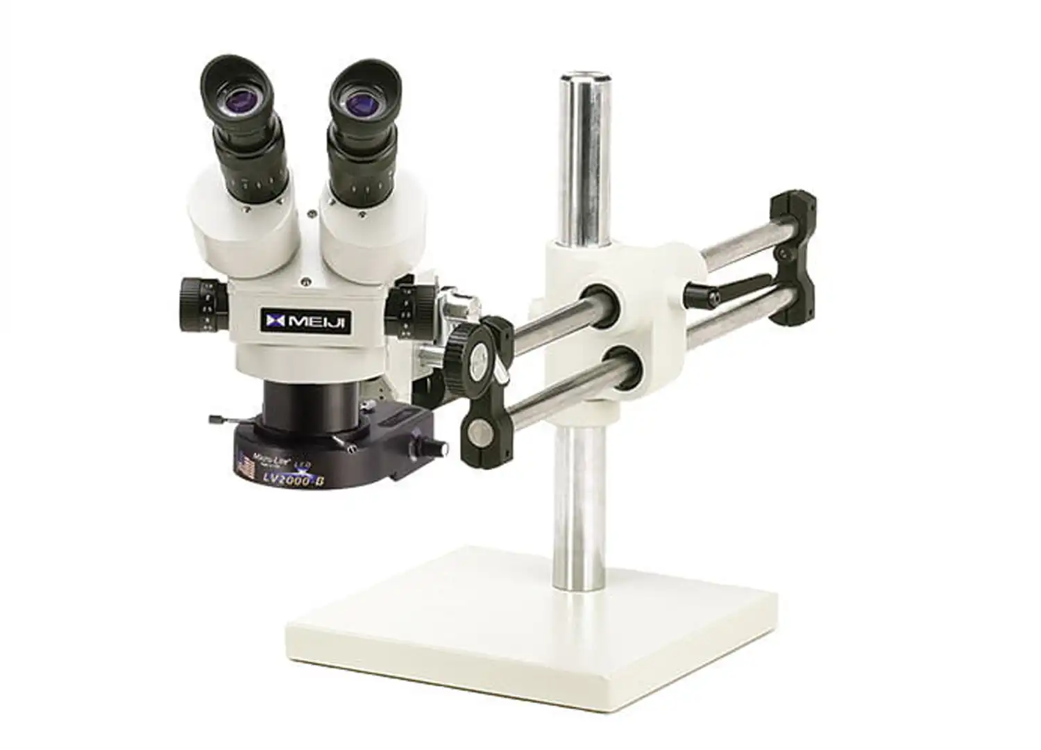 Meiji Techno Inspection Package on Ball Bearing Base with LED Ring Light
