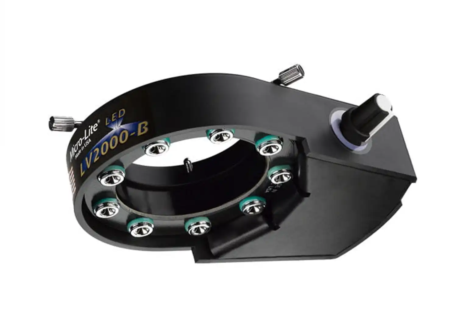 Micro-Lite High Intensity 5000k LED Ring Illuminator – Dimmable & Made in USA