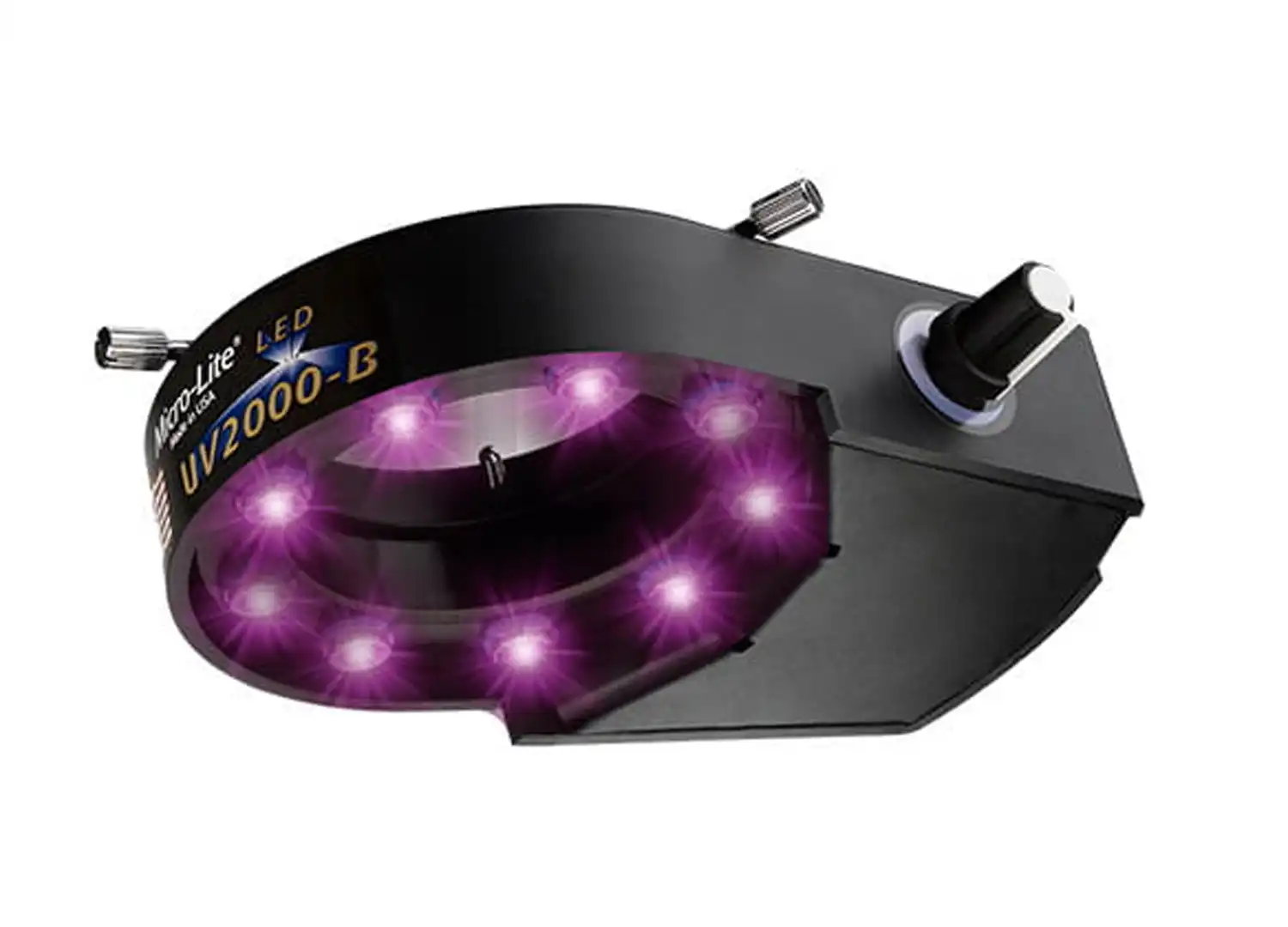 Micro-Lite High Intensity Ultraviolet LED Ring Illuminator – Dimmable & Made in USA