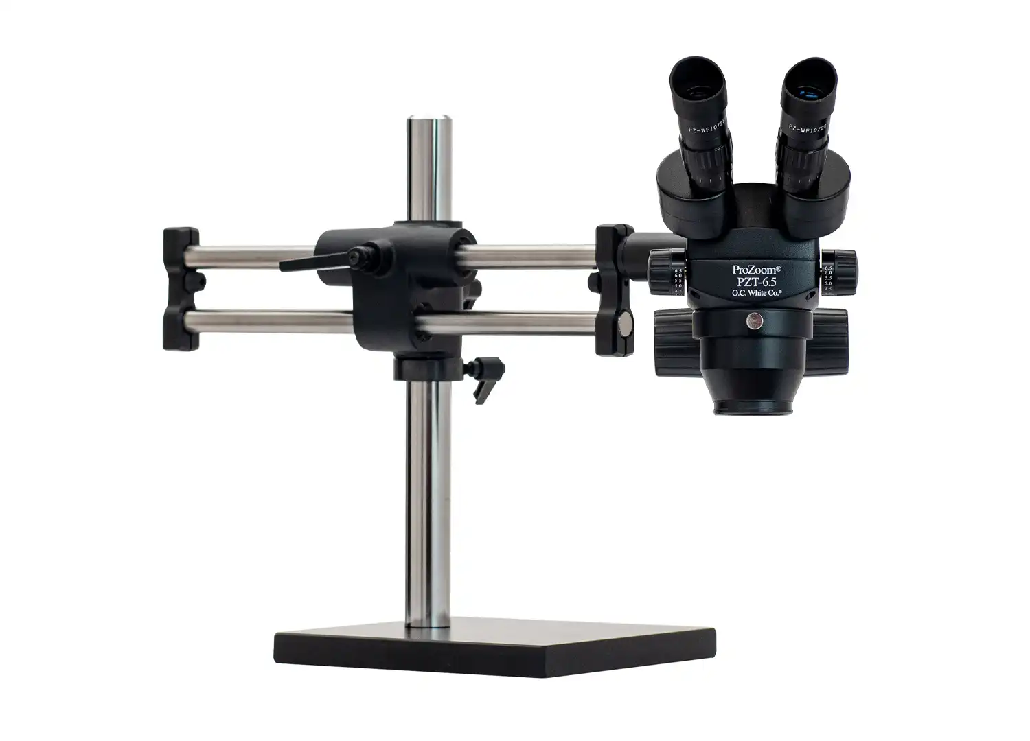 ProZoom 6.5 Trinocular Microscope System – No Camera or Screen – Ball Bearing Base – ESD Safe