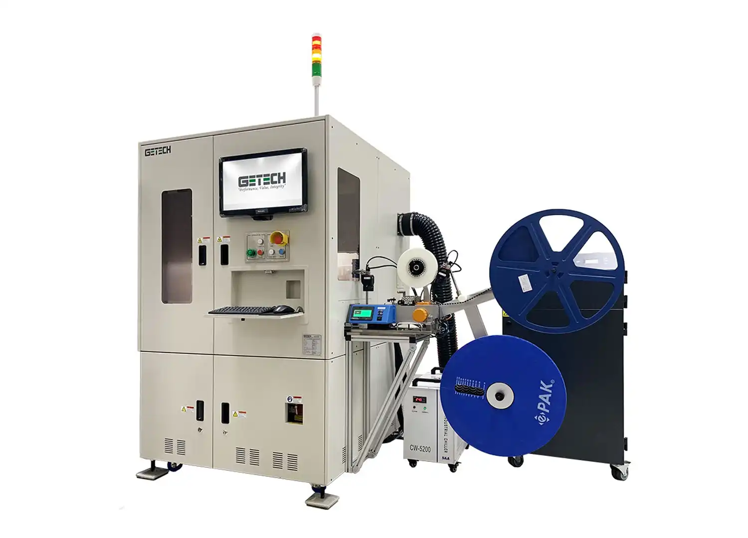 Getech Automation IRLD Inline Rotary Laser Depaneller