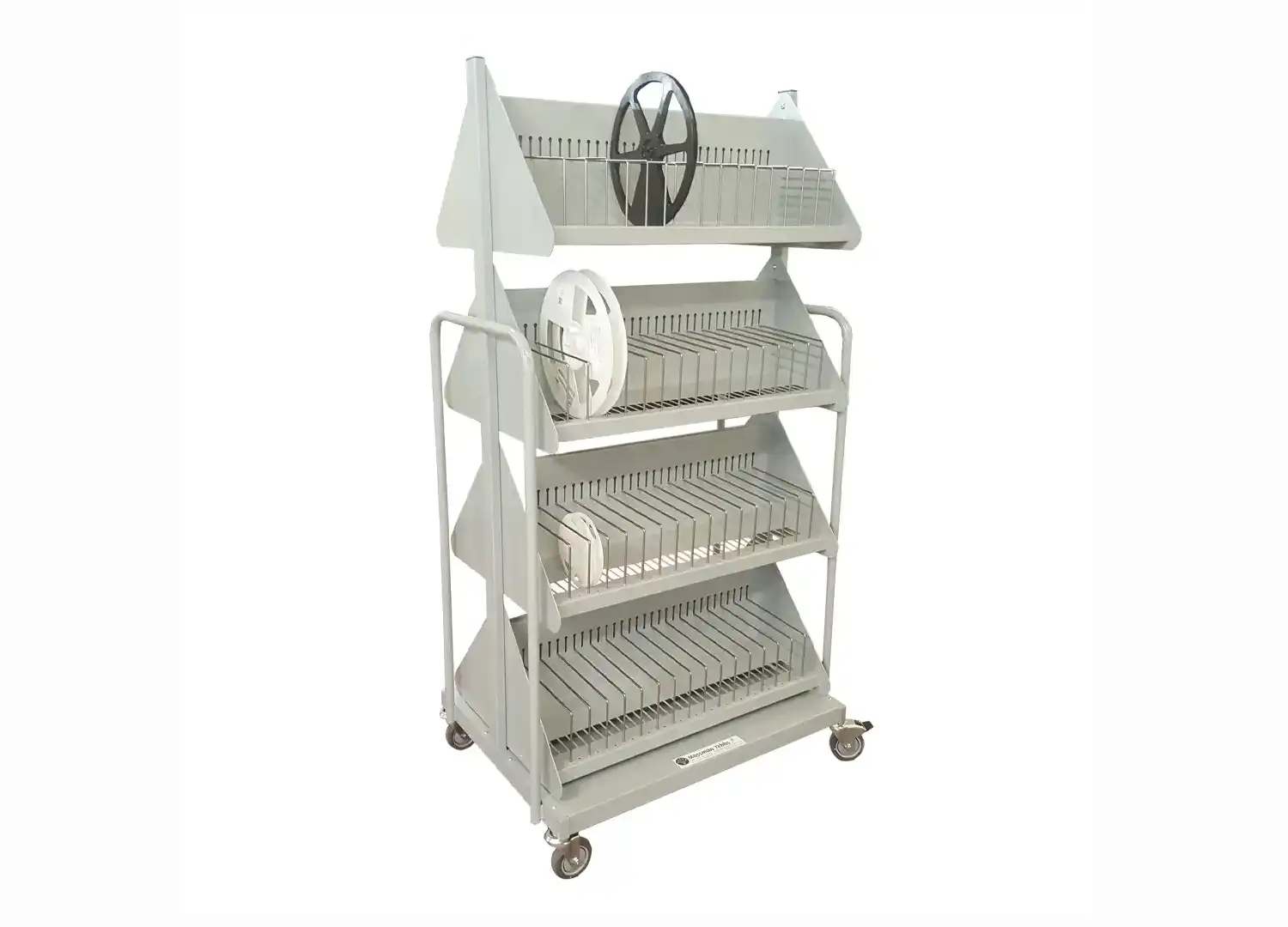 Lineside Compact Double Sided Mobile Reel Rack